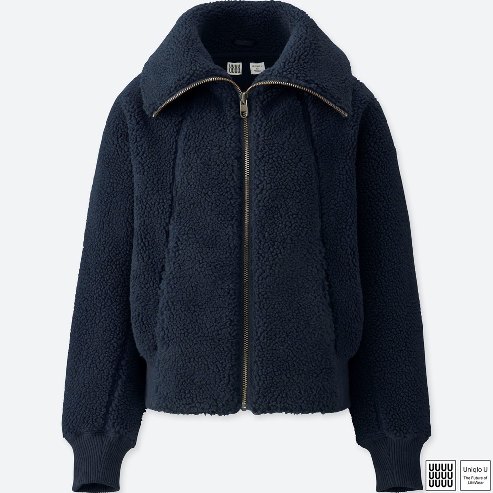 Uniqlo u fleece blouson/jacket